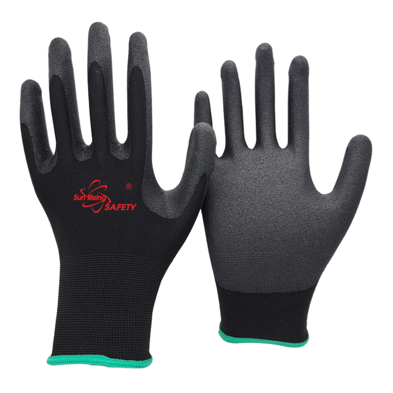 SRSafety-black-liner-foam-PVC-palm-dipping-glove
